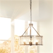 J&D Designs Co Glenn Large Round Metal Chandelier in Bronze