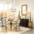 J&D Designs Co Glenn Large Round Metal Chandelier in Bronze