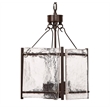 J&D Designs Co Glenn Small Square Metal Chandelier in Bronze