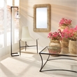 J&D Designs Co Abilene Leather Lounge Chair in White