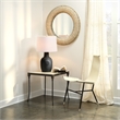 J&D Designs Co Abilene Leather Lounge Chair in White