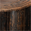 J&D Designs Co Naga Mango Wood Side Table in Brown