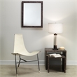 J&D Designs Co Chandler Rectangle Wood Mirror in Charcoal