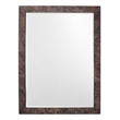 J&D Designs Co Chandler Rectangle Wood Mirror in Charcoal