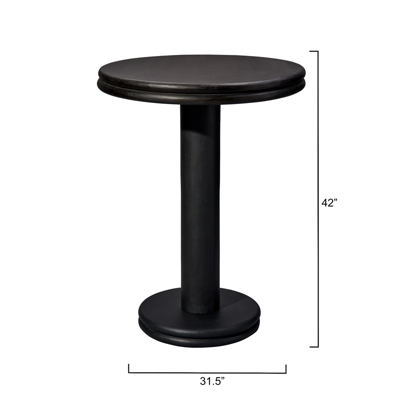 J&D Designs Bourbon Mango Wood Bar Table