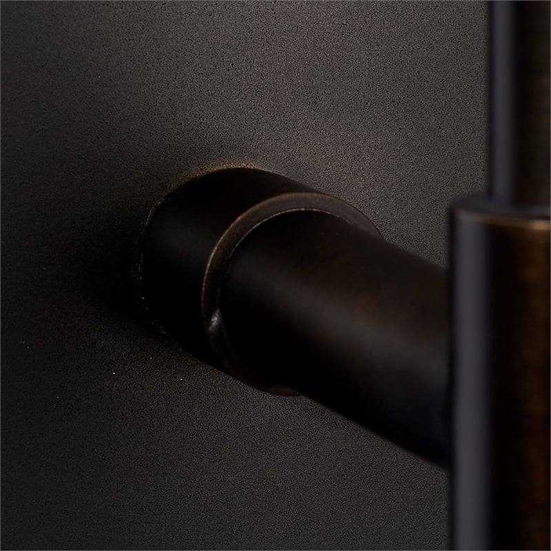 J&D Designs Co Oracle Alabaster Sconce Bronze Stone