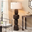 J&D Designs Co Totem Wood Floor Lamp