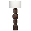 J&D Designs Co Totem Wood Floor Lamp