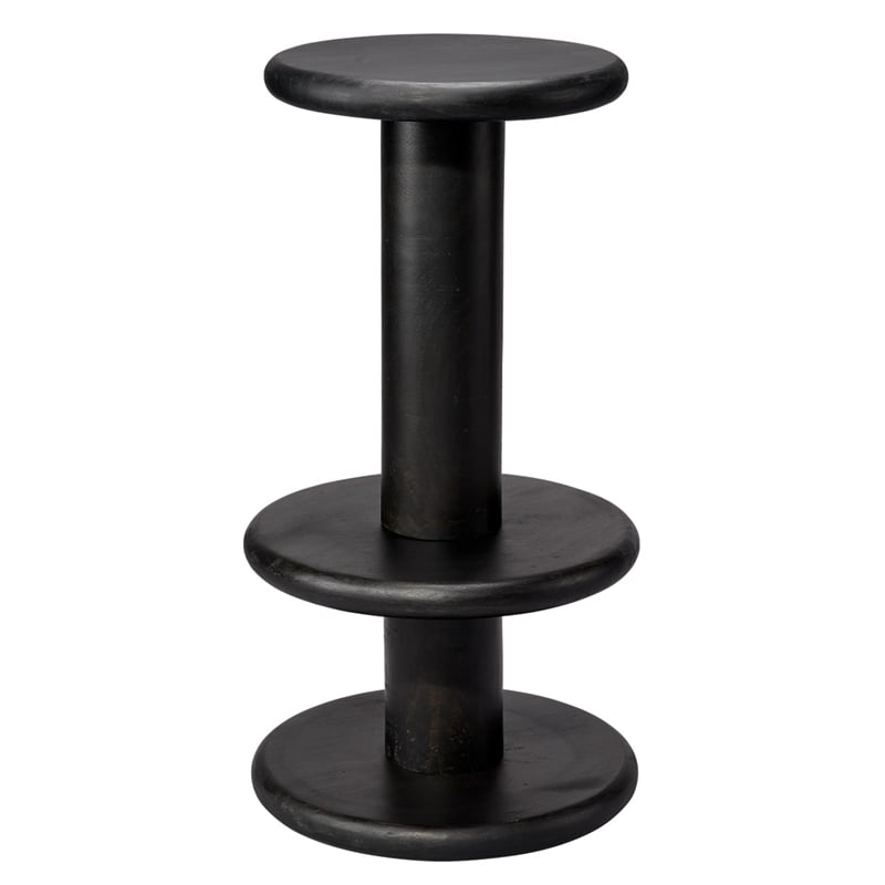 J&D Designs Rye Mango Wood Barstool