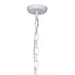J&D Designs Co Strand Wood Beaded Pendant White