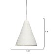 J&D Design Folio Pendant Off White Paper
