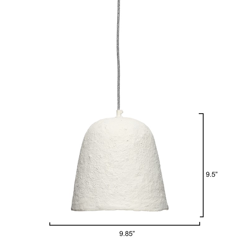 J&D Design Tablet Pendant Off White Paper