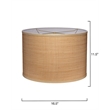 J&D Designs Co Drum Raffia Shade Classic