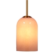 J&D Designs Co Holt 1-Light Glass Pendant Pink