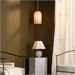J&D Designs Co Holt 1-Light Glass Pendant Taupe