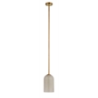J&D Designs Co Holt 1-Light Glass Pendant Taupe