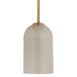 J&D Designs Co Holt 1-Light Glass Pendant Taupe