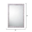 J&D Designs Marmont Mother of Pearl Rectangle Mirror