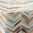 J&D Designs Hepburn Mother of Pearl Hexagon Side Table