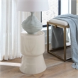 J&D Designs Co Huntington Garden Glass Stool in Cream