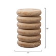 J&D Designs Co Mojave Side Table in Natural