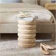 J&D Designs Co Mojave Side Table in Natural