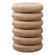 J&D Designs Co Mojave Side Table in Natural