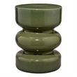 J&D Designs Co Saguaro Garden Ceramic Stool in Green