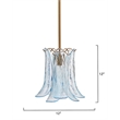 J&D Designs Co Cala Pendant in Pale Blue