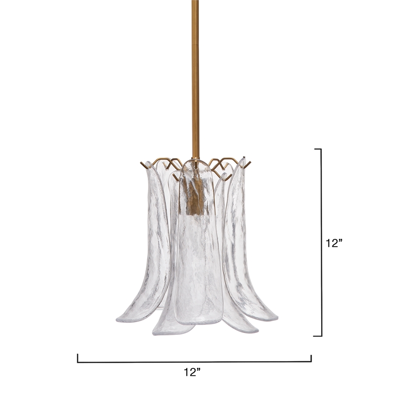 J&D Designs Co Cala Pendant in Clear