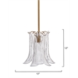 J&D Designs Co Cala Pendant in Clear