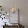 J&D Designs Co Camber Pendant in Taupe