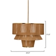 J&D Designs Co Dimension Chandelier in Natural