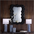 J&D Designs Co Baroque Mirror in Black