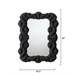J&D Designs Co Baroque Mirror in Black