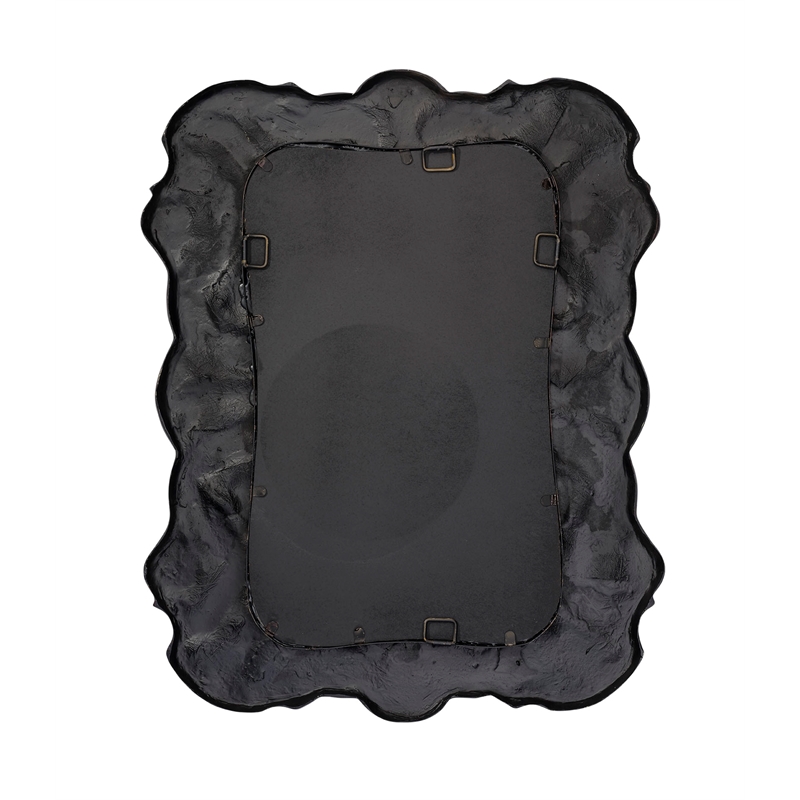 J&D Designs Co Baroque Mirror in Black