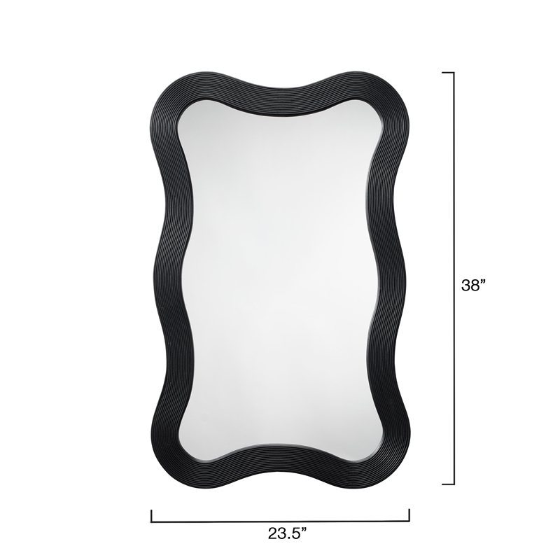 J&D Designs Co Dali Mirror in Black