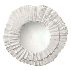 J&D Designs Co Millstone Mirror in White