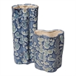 J&D Designs Co Cloud Medium and Small Vase Set in Blue