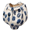 J&D Designs Co Monet Wide Vase in Blue