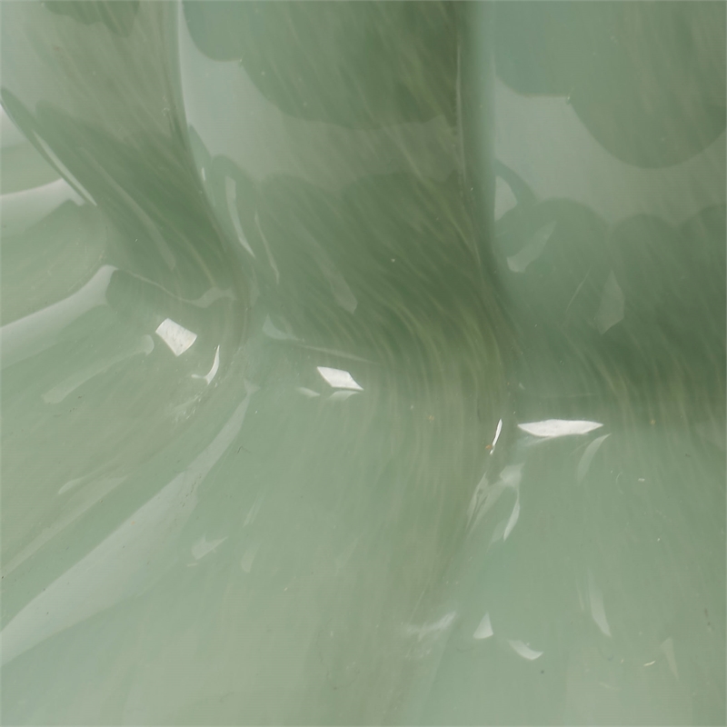 J&D Designs Co Agnes Table Lamp in Celadon Glass