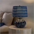 J&D Designs Co Hershey Table Lamp in Blue