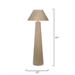 J&D Designs Co Tension Floor Lamp in White