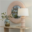 J&D Designs Co Trousdale Table Lamp in Cream