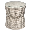J&D Designs Grain Side Table in Small in Natural