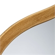 J&D Designs Aurora Floor Mirror in Antique Brass