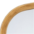 J&D Designs Aurora Wall Mirror in Antique Brass