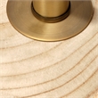 J&D Designs Timber Table Lamp in Natural