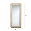 J&D Designs Co Hollis Floor Mirror in Natural
