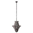 J&D Designs Co Imperial 1-Light Glass and Metal Pendant